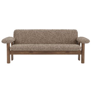 Audo Copenhagen Brasilia 2-zits Bank Walnoot