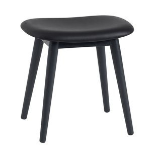 Muuto Fiber Wood Gestoffeerde Kruk