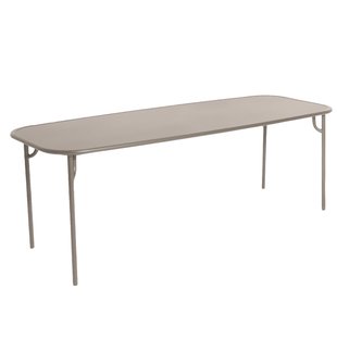 Petite Friture Week-end Tuintafel 220x85 Met Dicht Blad