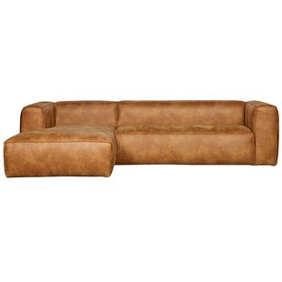 WOOOD Bean Bank Met Chaise Longue Links Leer