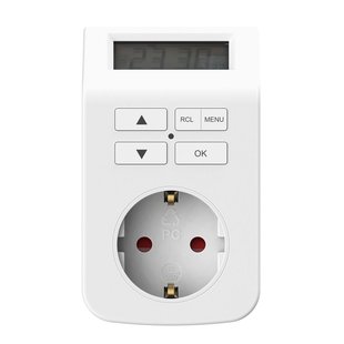 Sencys Digitale Timer Schuko - Programmeerbaar - 3680w - Ip20