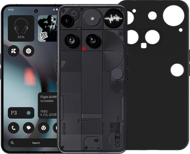 Nothing Phone (3) 256GB Zwart 5G + Just in Case Back Cover Zwart