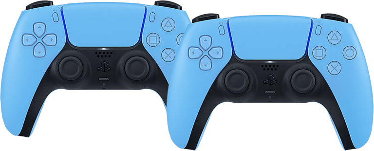 Sony Playstation 5 DualSense Draadloze Controller Starlight Blue Duo Pack