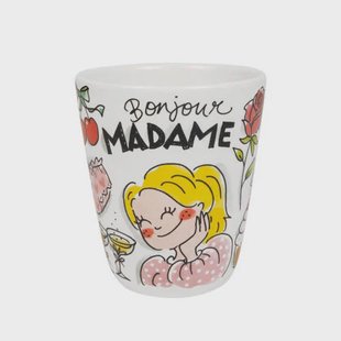 Blond Amsterdam mok 'Bonjour Madame' (350 ml)