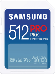 Samsung SDXC PRO Plus 512GB 130MB/s