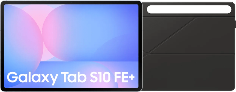 Samsung Galaxy Tab S10 FE Plus 13,1 inch 256GB Wifi Lichtblauw + Book Case Zwart