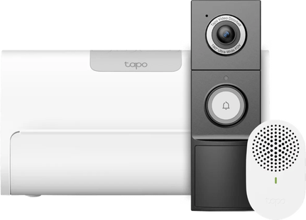 TP-Link Tapo D235 Smart Battery & Wired Doorbell + H500 Smart HomeBase