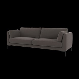 Corwin gestoffeerde 3 zitsbank antraciet - 238 cm