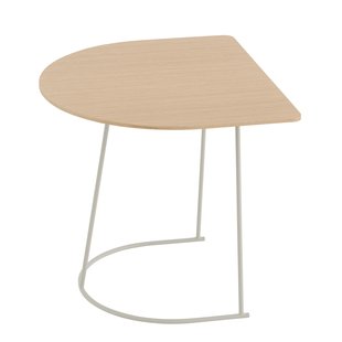 Muuto Airy Half Size Bijzettafel 44x39 Eikenhout