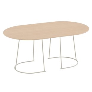 Muuto Airy Medium Salontafel 88x51 Eikenhout