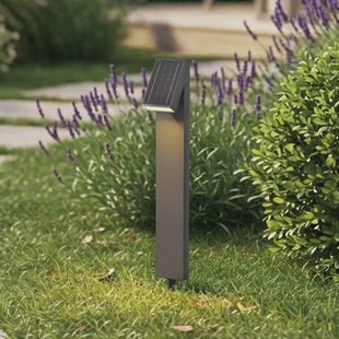 PRIOS LED-zonnelamp Lestor, antraciet, dimbaar, IP65