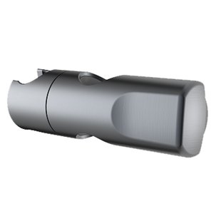 Aquavive Douchekophouder - Verstelbaar - Gun Metal - 12cm