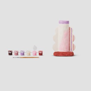 Verf-je-eigen kandelaar