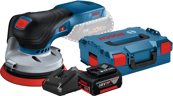 Bosch Professional GEX 18V-125 5,0 Ah GBA Accu Starterspakket