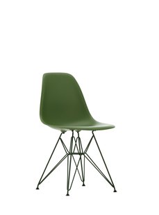 Vitra DSR Colours Eames Plastic Side Chair - forest RE - Glijders voor harde vloer