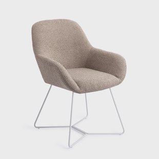 Jesper Home Eetkamerstoel 'Kushi' Beehive White, kleur Stone Haze