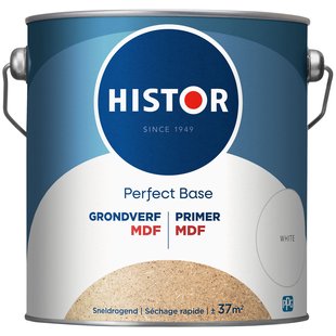 Histor Perfect Base Grondverf Mdf Wit 2,5l