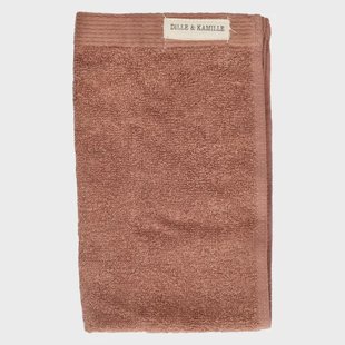 Gastendoek, recycled katoen, terraroze, 30 x 50 cm