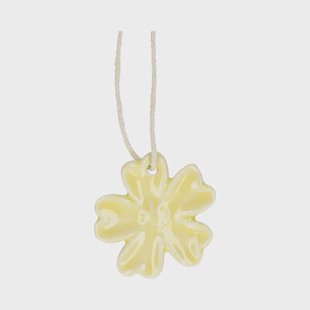 Hanger boterbloem, porselein, geel