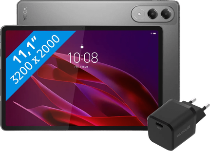 Lenovo Yoga Tab 11,1 inch 256GB Wifi Grijs met Stylus + BlueBuilt Oplader