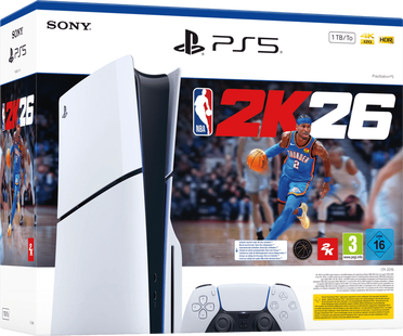 PlayStation 5 Slim Disc Edition + NBA 2K26