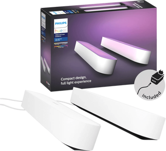 Philips Hue Play Lichtbalk White & Color Wit Duo Pack