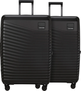 Samsonite Intuo Expandable Spinner 75cm Duo Pack Black