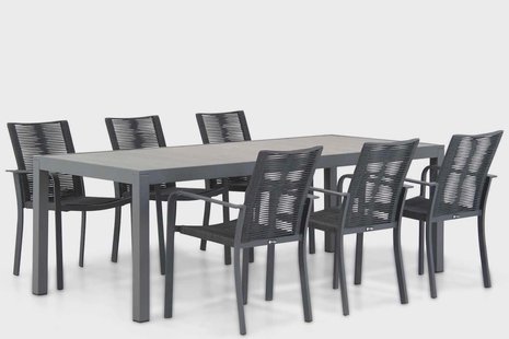 Santika Annisa/Residence 220 cm dining tuinset 7-delig