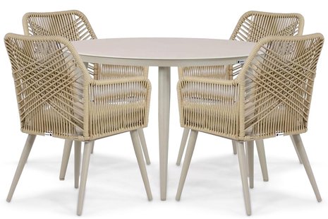 Coco Vedra/Vienna 120 cm dining tuinset 5-delig