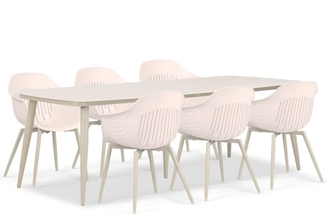 Lifestyle Lissabon/Vienna 240 cm dining tuinset 7-delig