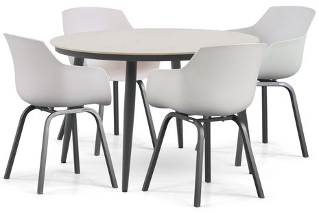 Lifestyle Salina/Vienna 120 cm dining tuinset 5-delig