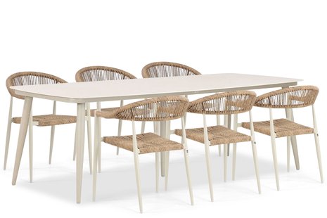 Lifestyle Granada/Vienna 240 cm dining tuinset 7-delig