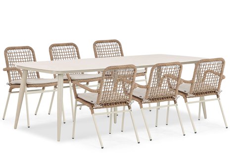 Lifestyle Catalone/Vienna 240 cm dining tuinset 7-delig