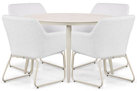 Lifestyle Lugo/Vienna 120 cm dining tuinset 5-delig