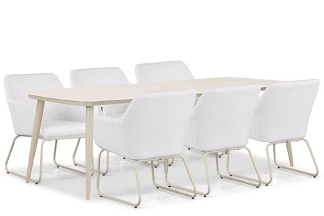 Lifestyle Lugo/Vienna 240 cm dining tuinset 7-delig