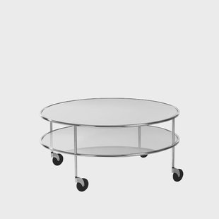 Lammhults Chicago III salontafel Gematteerd glas-chroom