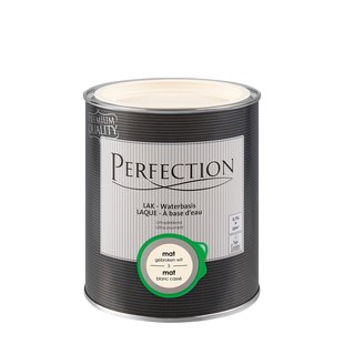 Perfection Houtlak Lak - Mat - Gebroken Wit Ral 9010 - 750ml