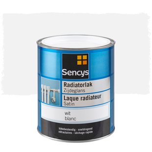Sencys Radiatorlak Zijdeglans Wit 750ml