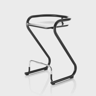 Lammhults S70-3 barkruk Zwart-zwart