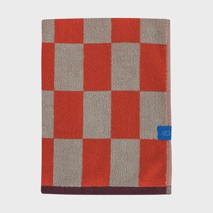 Mette Ditmer Retro handdoek Dark orange, 70x33 cm