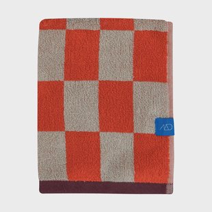 Mette Ditmer Retro handdoek Dark orange, 50x90 cm