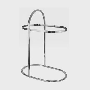 Mette Ditmer Moves bijzettafel Chrome, 34,5x51x76,5 cm