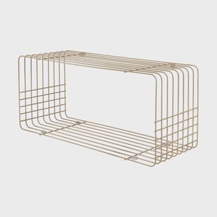 Mette Ditmer Wire wandrek Sand, 31x70x26 cm