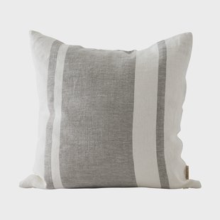 Tell Me More Jules kussensloop Green stripe, 50x50 cm