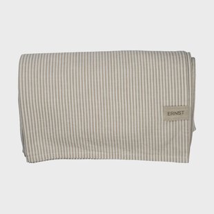 ERNST Ernst tafelkleed smalle strepen 145x300 cm Beige-wit