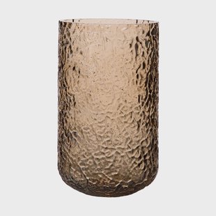 ERNST Ernst vaas/lantaarn met patroon Amber, Ø9x15 cm