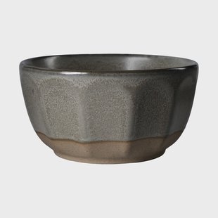 ERNST Ernst schaal steengoed Grijs-naturel, Ø12 cm