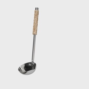 ERNST Ernst sauslepel gevlochten handvat Zeegras, 22,5 cm