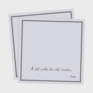 ERNST Ernst servet met citaat In het eenvoudige 20-pack Lichtgrijs