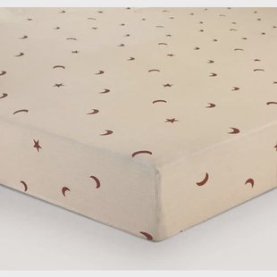 NOUS Kids wieg hoeslaken katoen (40x80) - zand
